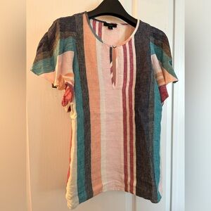 J Crew ruffle sleeve top. Style AL091